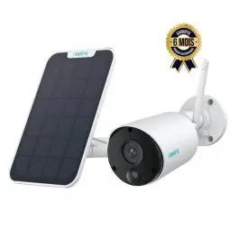 Caméra de sécurité solaire extérieure